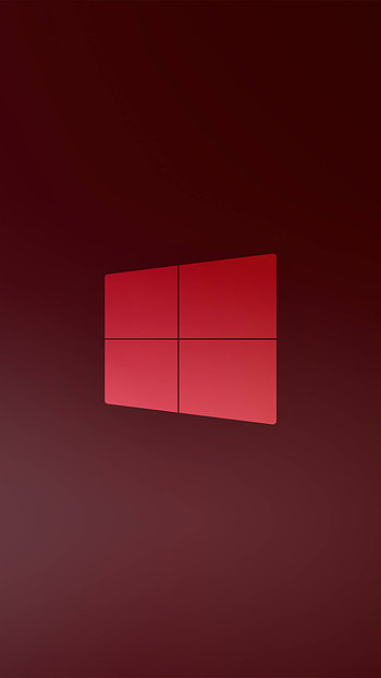 Windows 10, Red logo HD phone wallpaper