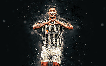 Hulk, , 2021, Atletico Mineiro FC, brazilian footballers, soccer, Givanildo Vieira de Sousa, Brazilian Serie A, football, white neon lights, Hulk Atletico Mineiro, Hulk , CAM HD wallpaper
