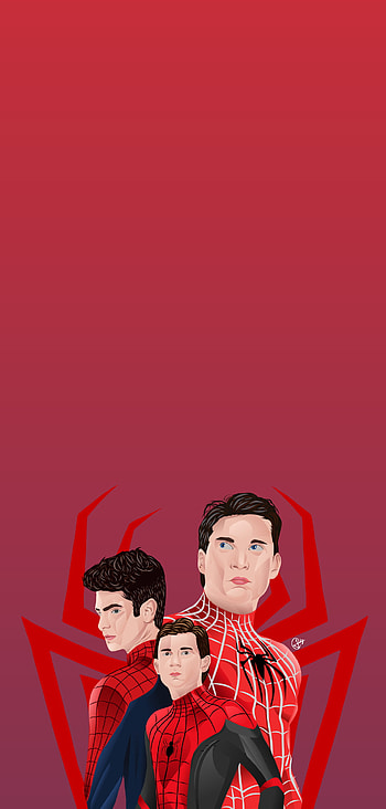 Spiderverse Spiderman, nowayhome, marvel, multiverse, marvelcomics, andrewgarfield, tomholland, tobeymaguire, multiverso HD phone wallpaper