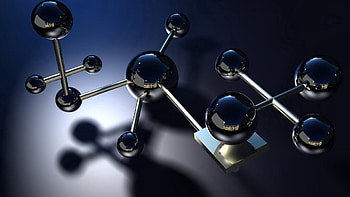 3D, Shadow, Gradient, Digital Art, Balls, Connections, Connection HD wallpaper