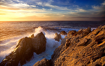 Landscape, Sea HD wallpaper
