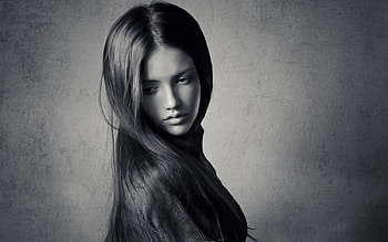 Portrait, model, hair, woman HD wallpaper