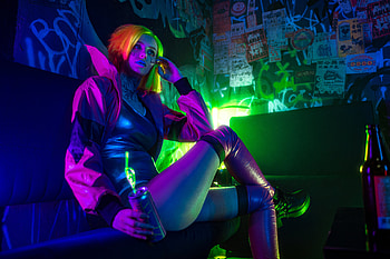 Cyberpunk Girl Cosplay , cosplay, cyberpunk, graphy HD wallpaper
