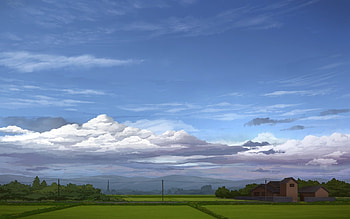 Landscape, Fields HD wallpaper