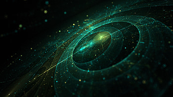 Fractal, Abstract, Glare, Points, Point, Hologram HD wallpaper