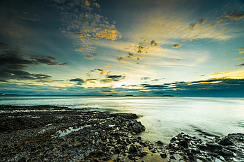 Nature, Sky, Sea, Rock, Coast, Stone HD wallpaper