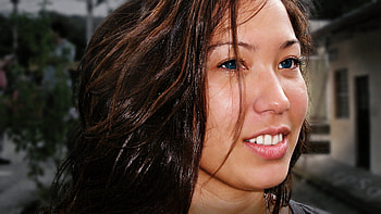 Asian Eyes, face, asian, female, beauty HD wallpaper