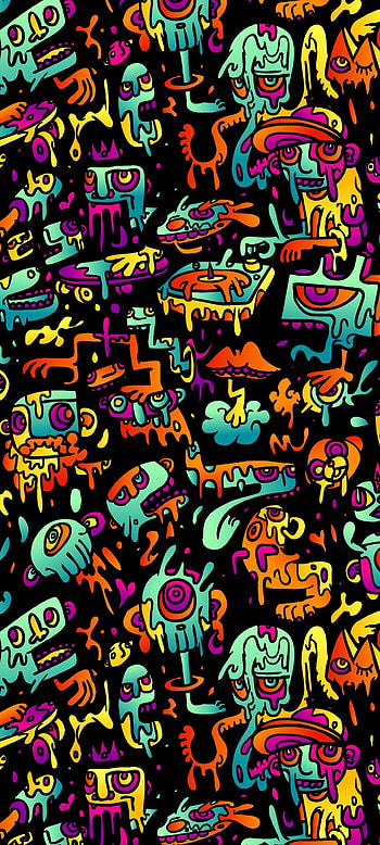 artistic, psychedelic HD phone wallpaper