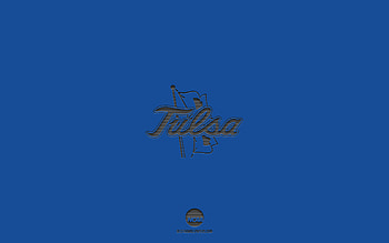 Tulsa Golden Hurricane, blue background, American football team, Tulsa Golden Hurricane emblem, NCAA, Oklahoma, USA, American football, Tulsa Golden Hurricane logo HD wallpaper