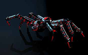 Spider, Robots HD wallpaper