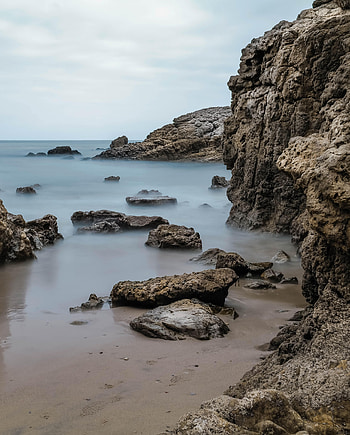 Nature, Stones, Rocks, Horizon, Coast HD phone wallpaper