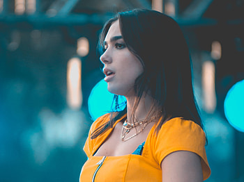 Dua Lipa, pretty, performance, 2018 HD wallpaper