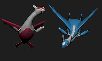 Latios anime, Pokemon Latias, 3D Druck, Cults HD wallpaper