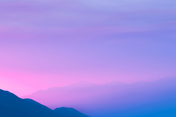 Mountain During Sunset, moutains, sunset, nature HD wallpaper