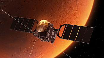 Mars orbit spacecraft, High-definition HD wallpaper