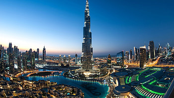 Burj Khalifa, Dubai Skyline HD wallpaper