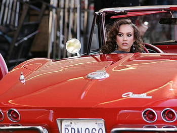 Jessica Alba - Corvette Babe, model, Corvette, , beautiful, actress, 2014, Alba, convertible, Jessica Alba, Jessica HD wallpaper