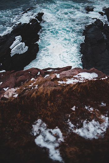 Nature, Water, Stones, Waves, Rocks, Coast HD phone wallpaper