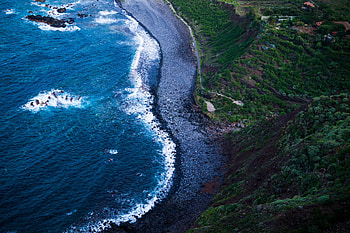 Nature, Sea, Shore, Bank, Foam, Surf HD wallpaper