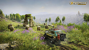 Expeditions: MudRunner Game | Off-Road Adventure Background, video game, Expeditions: A MudRunner Game HD wallpaper
