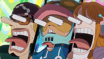 Straw Hat Scream: Usopp, Chopper & Nami —, Anime, One Piece, Usopp (One Piece), Tony Tony Chopper, Nami (One Piece) HD wallpaper