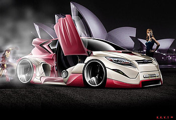 IroN MaN's RiDE, kk designs, kkvt, virtual tuning, iron man s car HD wallpaper
