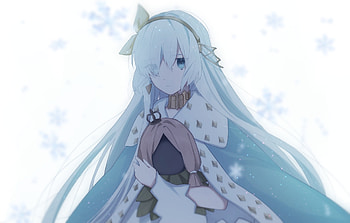 Fate/Grand Order, white hair, anastasia, anime girl HD wallpaper