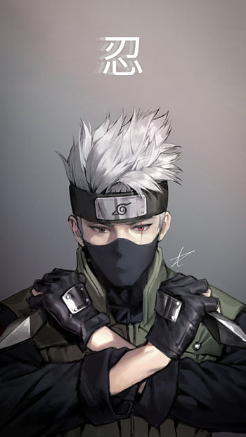 はたけ カカシ, naruto, art, shinobi, japan, ninja, kunai, konoha, hatakekakashi, kakashi, anime HD phone wallpaper