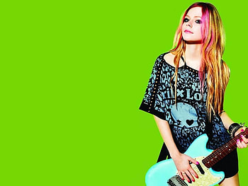 Avril Lavigne, model, blonde, lavigne, singer, beautiful, avril HD wallpaper