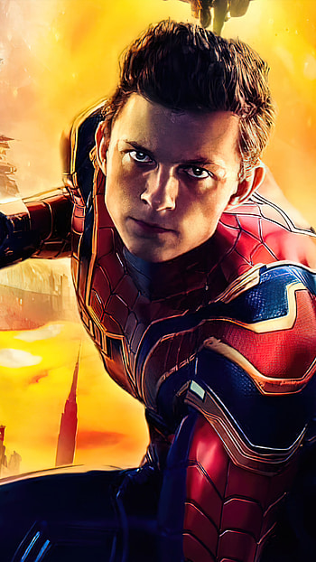 Tom Holland, Spider-Man No Way Home, Ultra mobile HD phone wallpaper