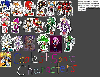 Coolest Sonic Characters, sonic, shadow, others, tails, animals, knuckles HD wallpaper