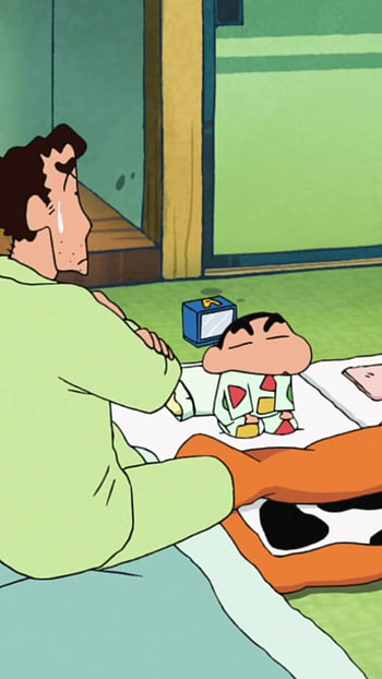 Shinchan Family, Shinchan, Sleeping HD phone wallpaper