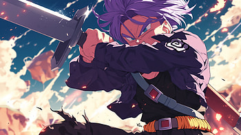 Trunks in Action - Dragon Ball Z, Anime, Dragon Ball Z, Trunks (Dragon Ball) HD wallpaper