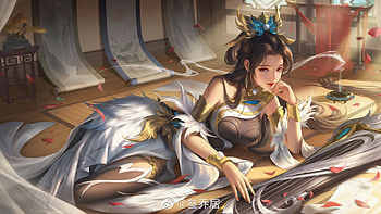 Cai Wenji Ming Shiyin Sun Bin Taiyi Zhenren Cai Wenji Da Qiao Dun Shan Honor of Kings HD wallpaper
