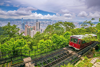 Victoria Peak, Hong Kong skyline HD wallpaper