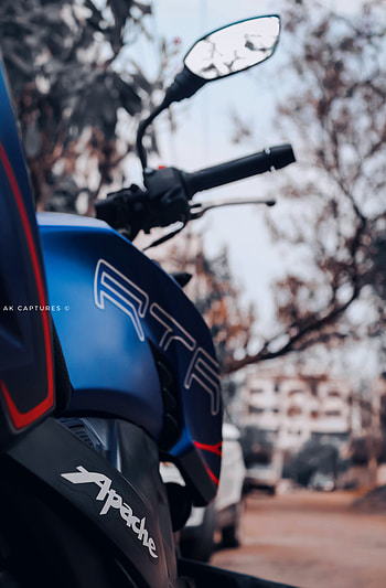Apache 200 4v, motorcycle, sky HD phone wallpaper