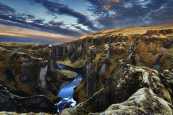 River, canyon, landscape, nature HD wallpaper