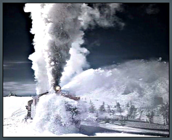 Winter Train, Winter, Snow, Black, Nature, Train HD wallpaper