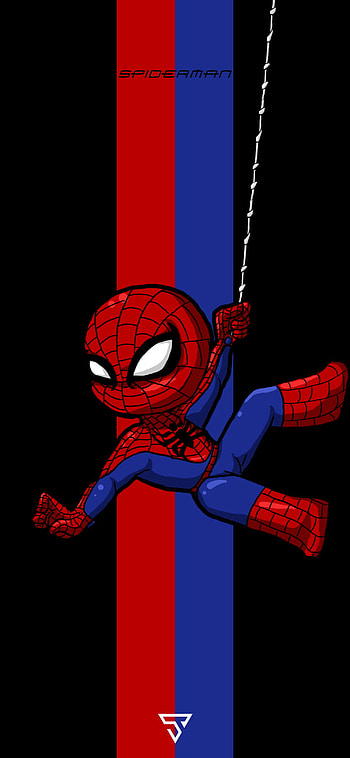 Spiderman, heros, red, marvel, blue, comics, tomholland, hero, spider, dc HD phone wallpaper