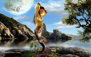Girls, Fantasy, Art HD wallpaper