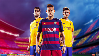 Messi Suarez Neymar 2015 by SelvedinFCB on DeviantArt HD wallpaper