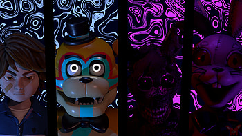 Glamrock Freddy & Vanny — Security Breach Ultra, Glamrock Freddy (Five Nights at Freddy's), Vanny (Five Nights at Freddy's), video game, Five Nights at Freddy's: Security Breach, Five Nights at Freddy's HD wallpaper