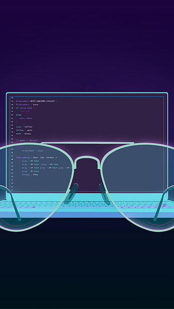 Code Lens | Programmer's View | Glasses & Code | Syntax Sight, glasses, technology HD phone wallpaper