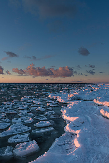 Winter, Nature, Water, Sea, Ice, Snow HD phone wallpaper