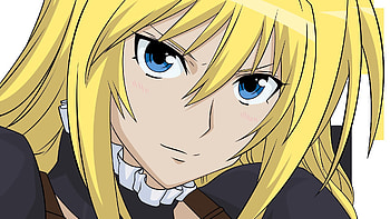 Anime, Eyes, Guy, Blond HD wallpaper