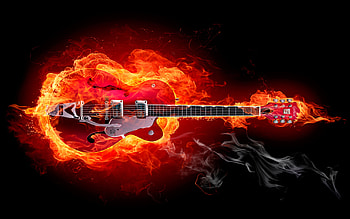 Music, Fire, Tools, Guitars HD wallpaper