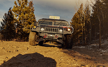 Hummer H1, front view, exterior, M998 Humvee, military SUV, Hummer HD wallpaper