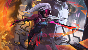 Katarina League Of Legends Game 2020, katarina-league-of-legends, league-of-legends, games, artwork, artist, digital-art, artstation HD wallpaper