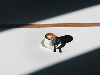 Coffee, Cup, Minimalism, Shadows HD wallpaper