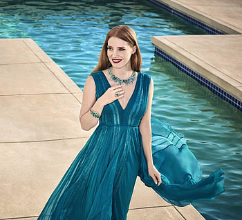 Smile, hoot, Jessica Chastain HD wallpaper
